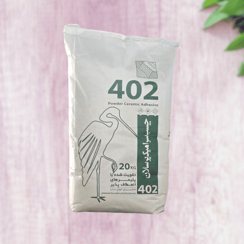 چسب پودری سرامیک طوسی C402G20 چسب پودری سرامیک سفید C402W20